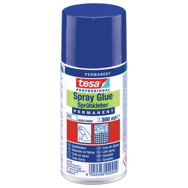 Purškiami klijai TESA PERMANENT, 300ml