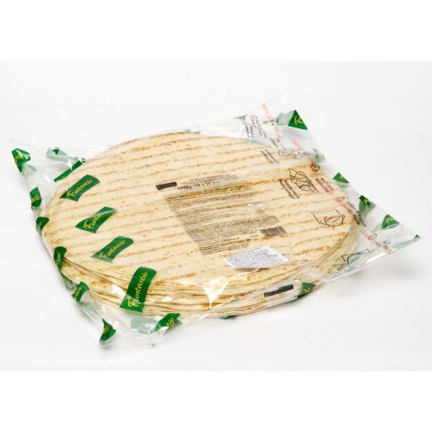 Tortilijos FUNTASTIC Durum, pilno grūdo, grilinta, 30cm x 18vnt, 1,755 kg