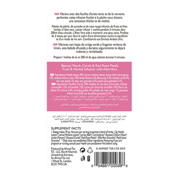 Ahmad Tea Natūrali arbata   Beauty  , vokeliuose, 20 vnt. 4