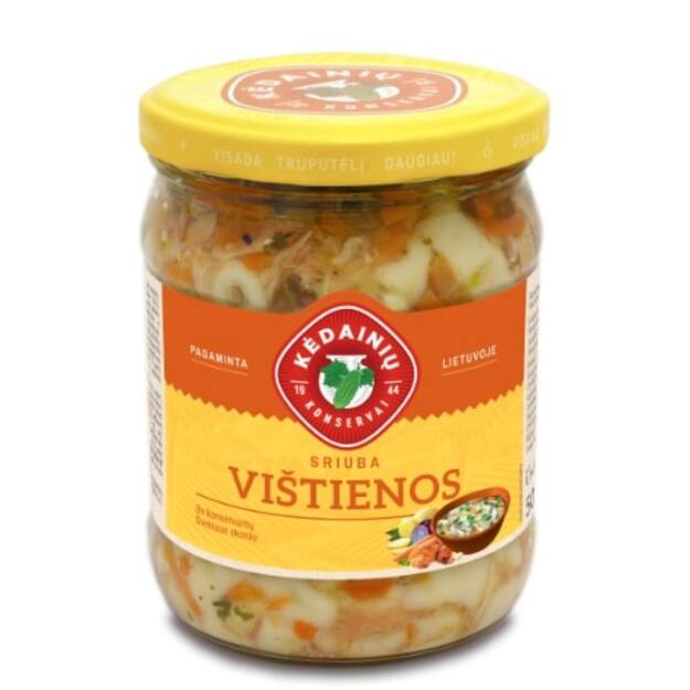 Vištienos sriuba KĖDAINIŲ, su makaronais, 0,5/480 g