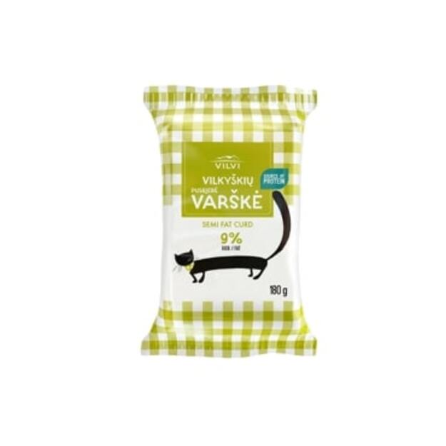 Varškė VILKYŠKIŲ, 9%, 180 g