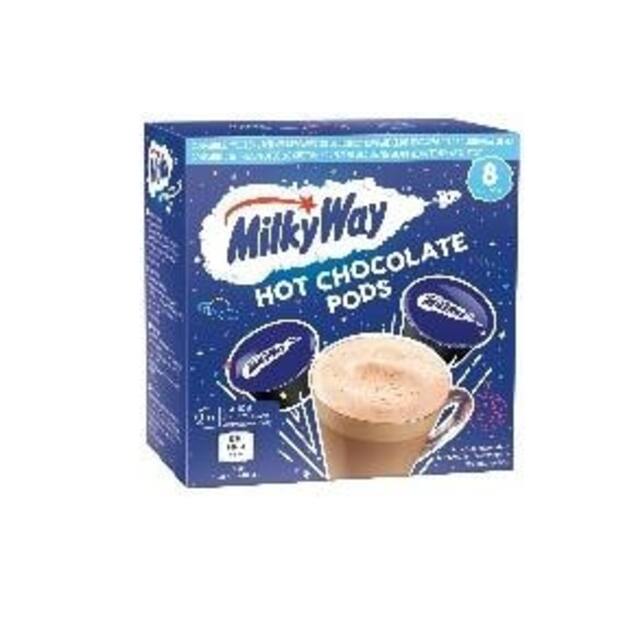 Kakavos kapsulės, MILKY WAY, 8 x 15g