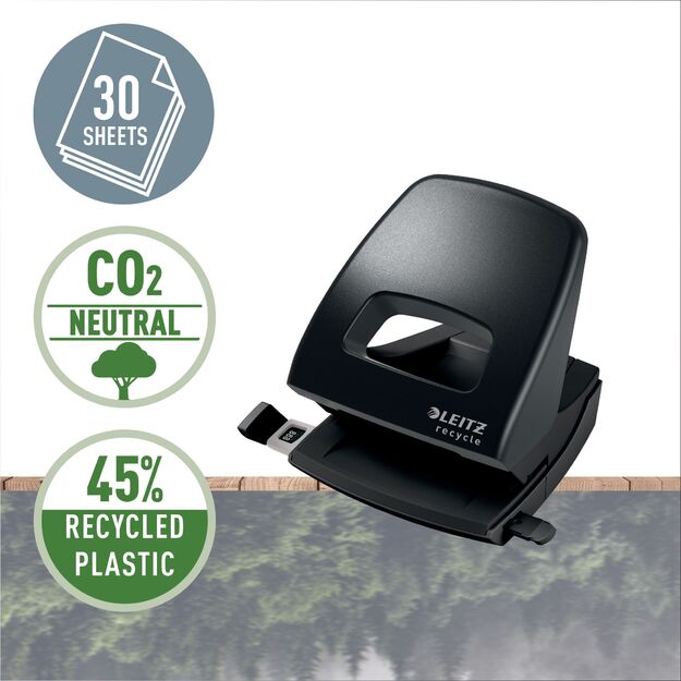 Skylmu&scaron;a Leitz NeXXt Recycle, 30 lapų, juoda 6