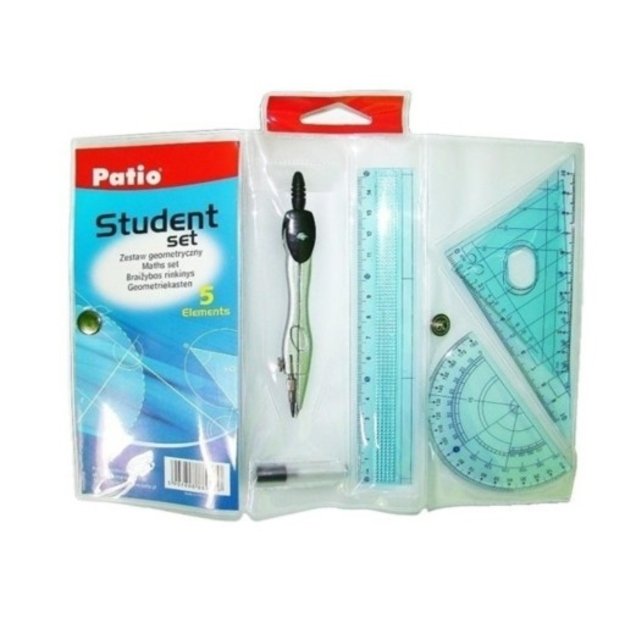 Braižymo rinkinys PATIO Student, 5 dalių