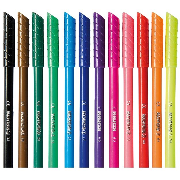 Flomasteriai KORELLOS 12 vnt. 3