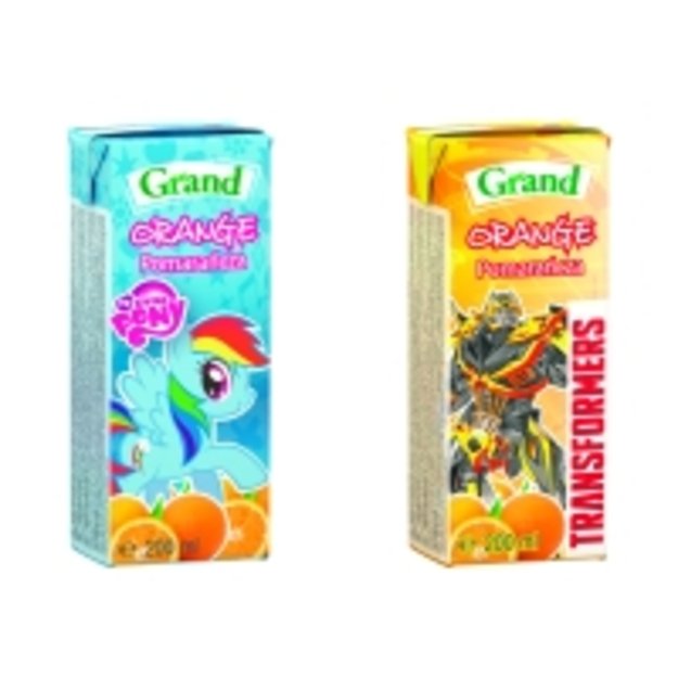Apelsinų sulčių gėrimas GRAND, 200 ml