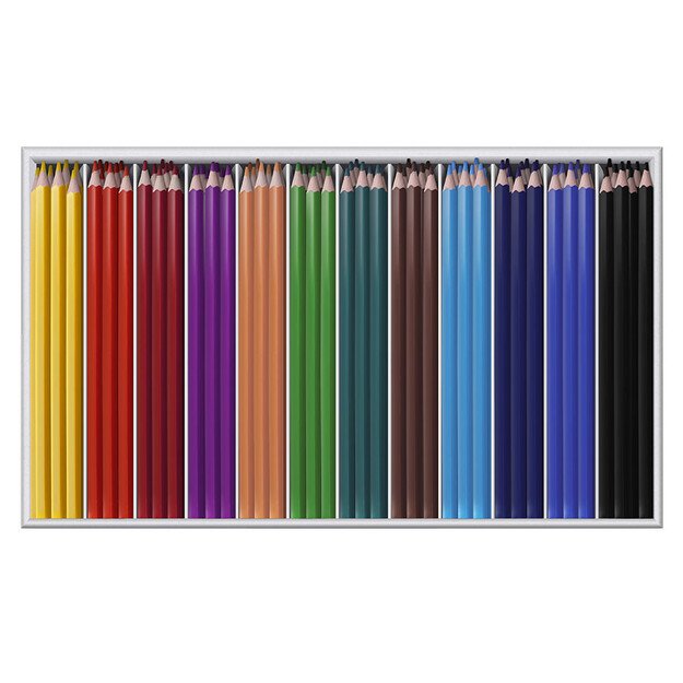 Pie&scaron;tukai JOVI Schoolpack, 144 vnt., &scaron;e&scaron;iakampiai 4