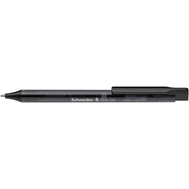 Automatinis tu&scaron;inukas SCHNEIDER Fave Gel, 0,7mm, juodos sp. 8