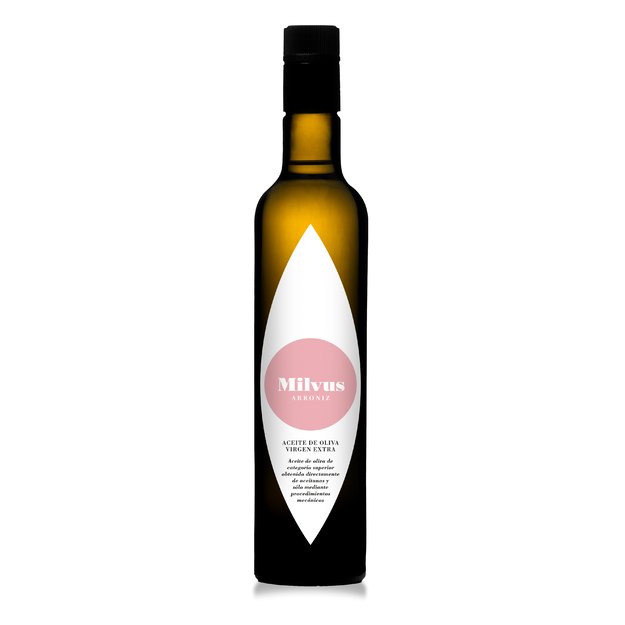 Alyvuogių aliejus MILVUS, Extra virgin, Arroniz, 500 ml