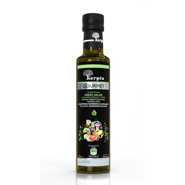 Alyvuogių aliejus KARPEA, Gourmet, extra virgin, graikiškoms salotoms, 250 ml
