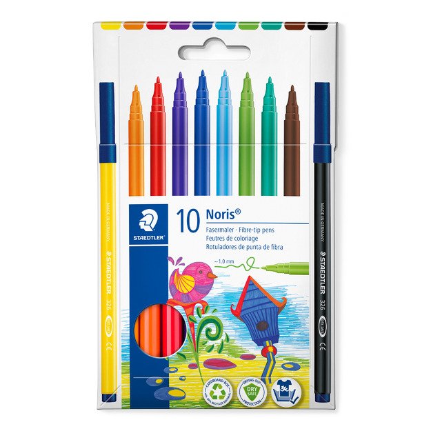 Flomasteriai STAEDTLER Noris, 10 vnt. 1