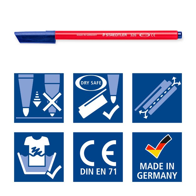 Flomasteriai STAEDTLER Noris, 10 vnt. 1