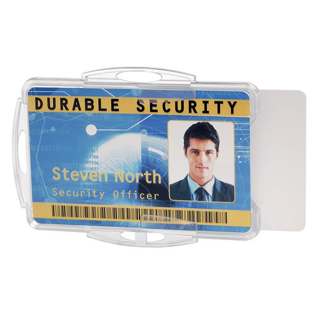 Dvigubas dėklas magnetinėms kortelėms DURABLE, 54 x 85 mm 1