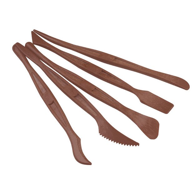 Įrankiai lipdymui JOVI, plastikas, 5 vnt. pakelyje 2