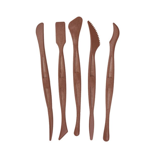 Įrankiai lipdymui JOVI, plastikas, 5 vnt. pakelyje 1