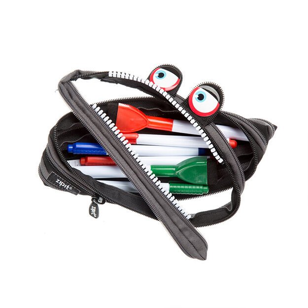 Penalas-pieštukinė ZIPIT Wildlings Pouch, ZTM-WD-BG, Juoda 4