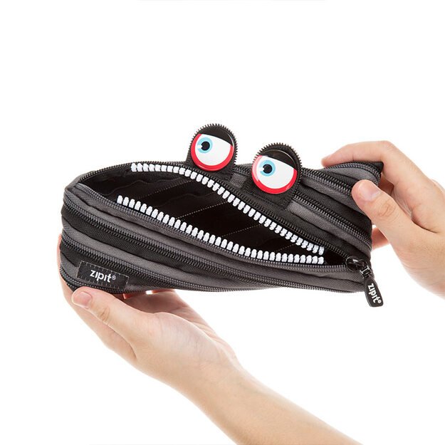 Penalas-pieštukinė ZIPIT Wildlings Pouch, ZTM-WD-BG, Juoda 3