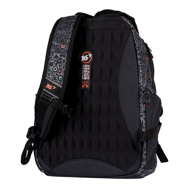 Kuprinė YES T-120 Mechaniniai monstrai, juoda 2