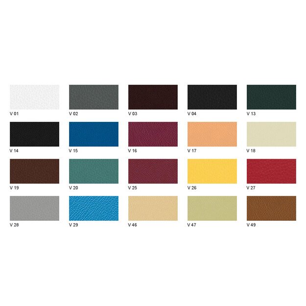 Lankytojų kėdė NOWY STYL ISO chromuota, odos pakaitalas, V-4, juoda sp. 2