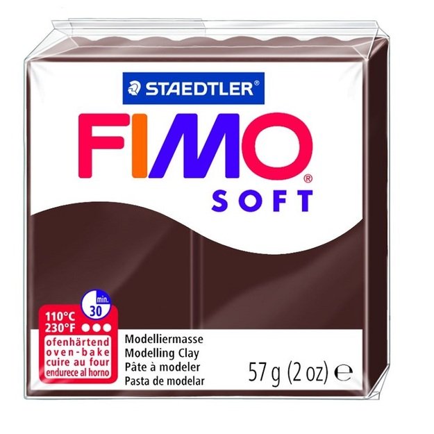 Modelinas FIMO SOFT, 57 g, &scaron;okolado ruda sp.
