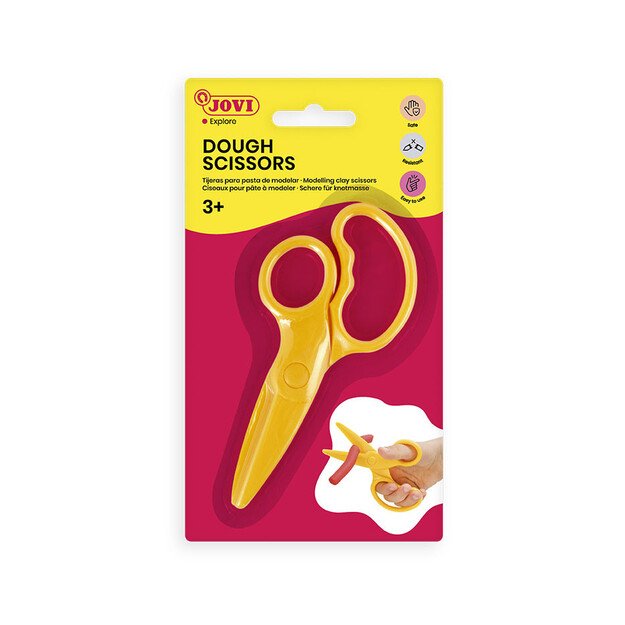 Modeliavimo žirklės JOVI, geltonos sp. 1