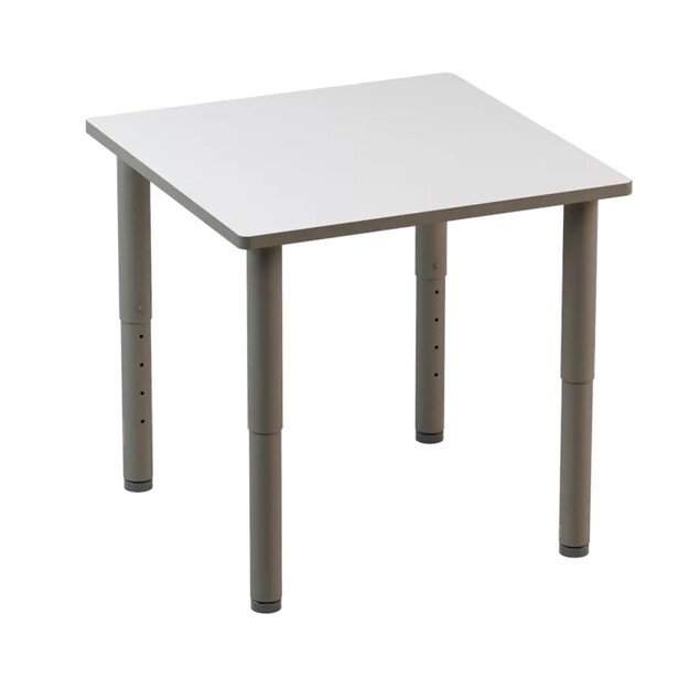 Reguliuojamo auk&scaron;čio stalas IDRA 80x60 cm (T2-T6) baltas