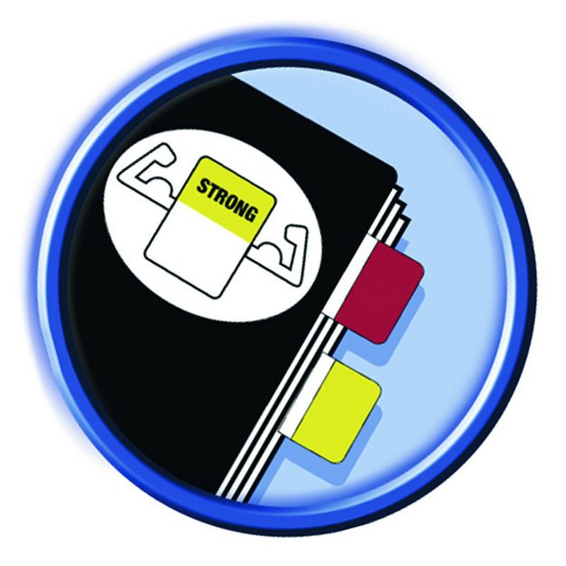 Lipnūs žymekliai Post-it, 25,4 x 38 mm, 3 spalvos 2