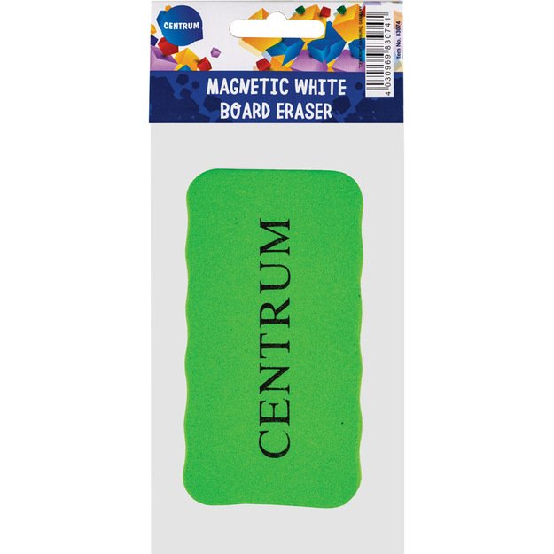 Magnetinės lentos valiklis CENTRUM, 120 x 60 mm su magnetu 1