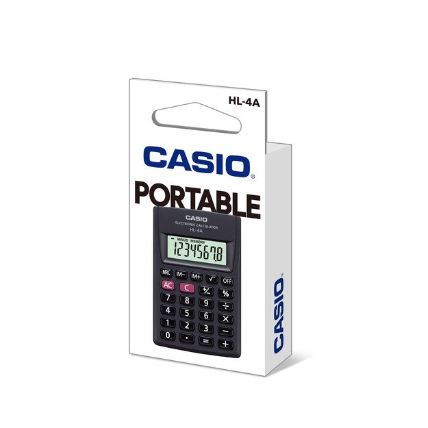Ki&scaron;eninis skaičiuotuvas CASIO HL-4A, 56 x 87 x 8.6 mm 2