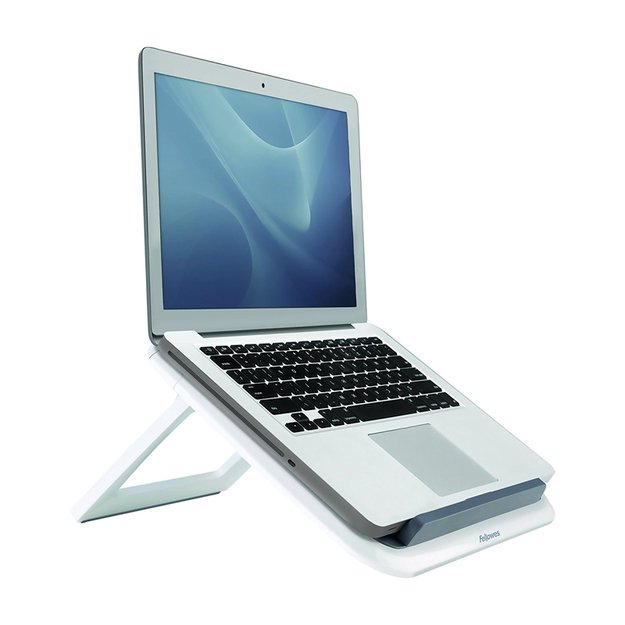 Ne&scaron;iojamojo kompiuterio stovas FELLOWES I-SPIRE QUICK LIFT, balta/pilka sp. 1