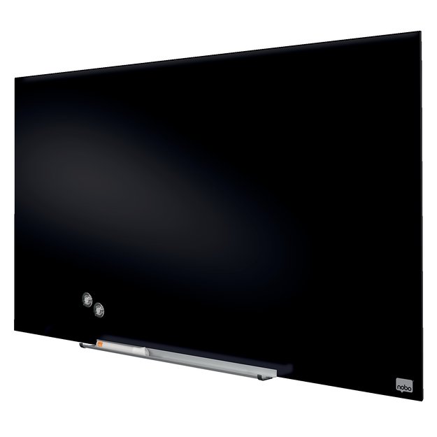 Stiklinė magnetinė lenta NOBO Impression Pro, plačiaekranė 45, 100x56cm, juoda sp. 3