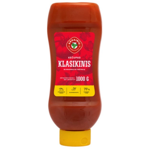 Kečupas KĖDAINIŲ Klasikinis, 1000 g