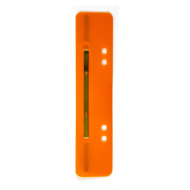 Įsegėlės segtuvams,  (pak. -25 vnt.), oranžinės 2