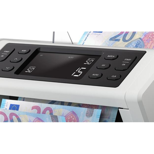 Automatinis pinigų skaičiavimo ir tikrinimo aparatas UV SAFESCAN 2210 EU (G2), pilka 3