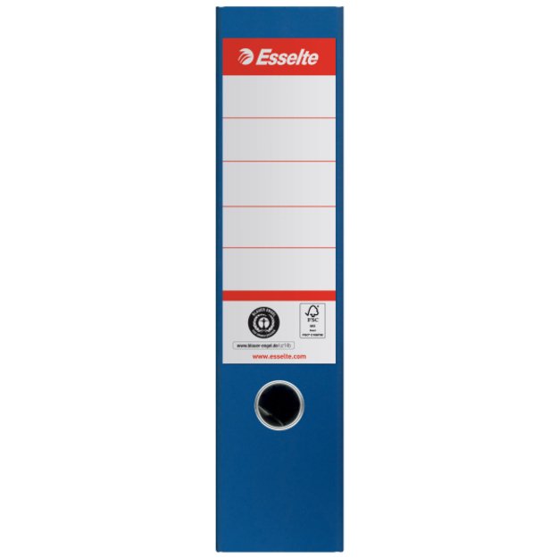 Segtuvas ESSELTE No1 ekologiškas, A4, kartoninis, 75 mm, mėlyna 1