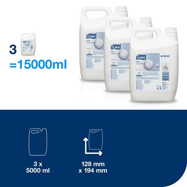 Skystas muilas TORK PREMIUM MILD, 5 l 3