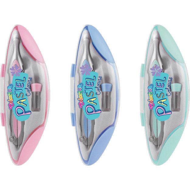 Skriestuvas COLORINO Pastel, 2 dalių