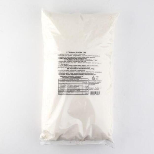 Kokoso drožlės, vidutinės, riebumas 58%, baltos, 1 kg