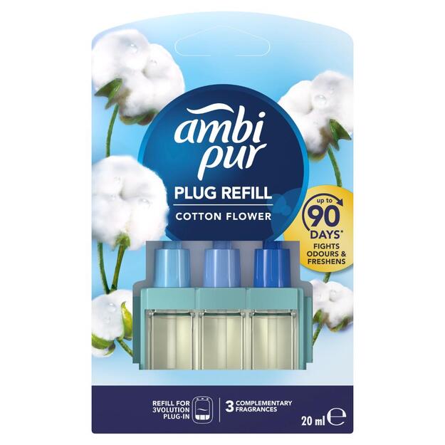 Elektrinio oro gaiviklio pakeitiklis AMBI PUR 3Vol Cotton RF, 20ml