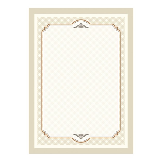 Dekoratyvinis popierius DYPLOMY RETRO, A4, 170 gr., 25 vnt./pak.