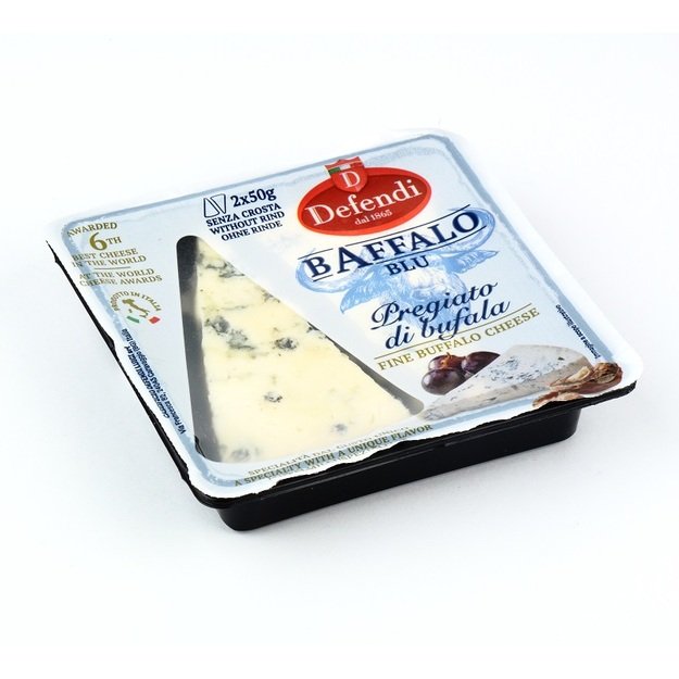 Pelėsinis sūris DEFENDI, Baffalo blu, 24 %, 100 g