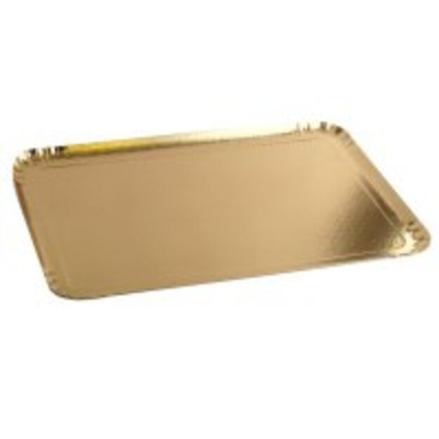 Vienkartiniai padėklai CATERING, aukso sp., 28 x 19 cm, 25 vnt.