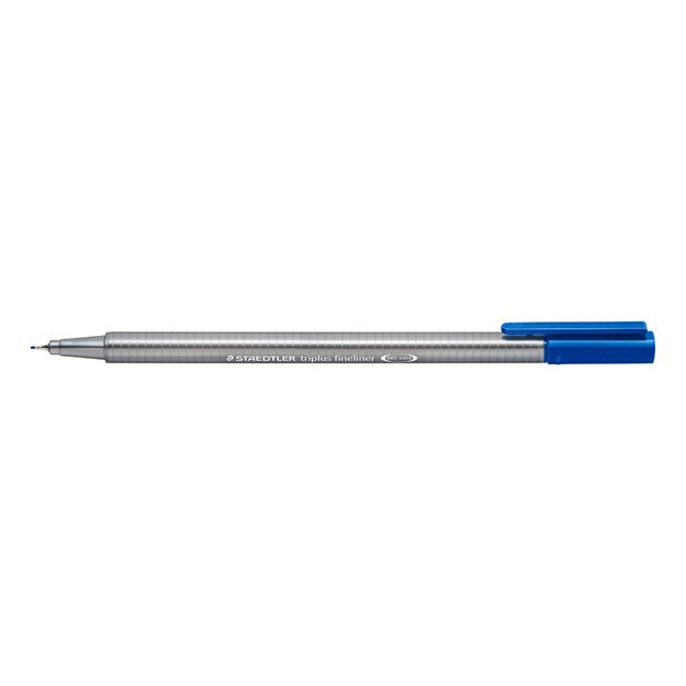 Vienkartinis rašiklis STAEDTLER TRIPLUS FINELINER 334, 0,3 mm, mėlyna 2