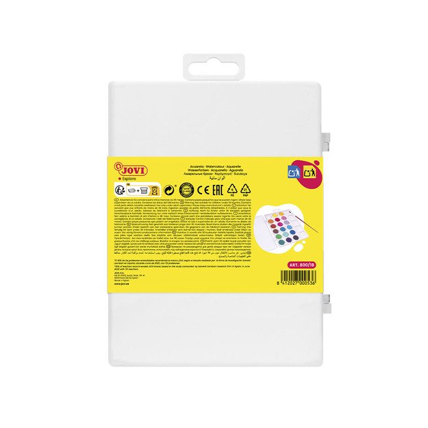 Akvareliniai dažai JOVI , 18 spalvų rinkinys 4