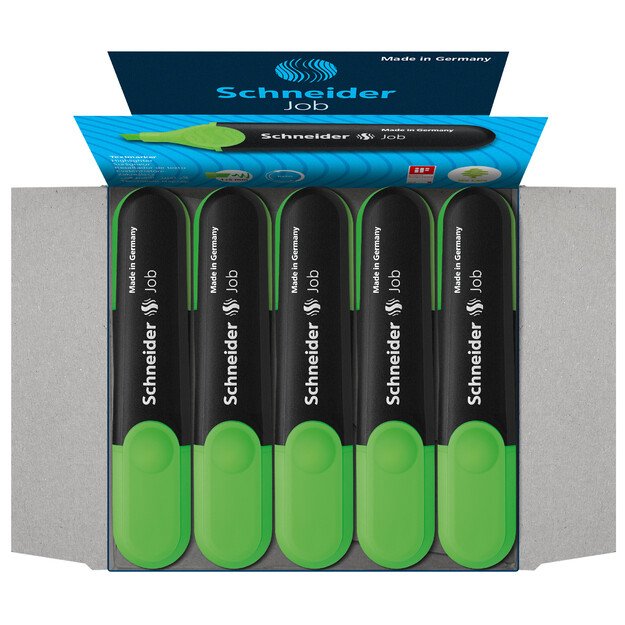 Teksto žymeklis SCHNEIDER JOB, 1-5 mm, žalia sp. 3