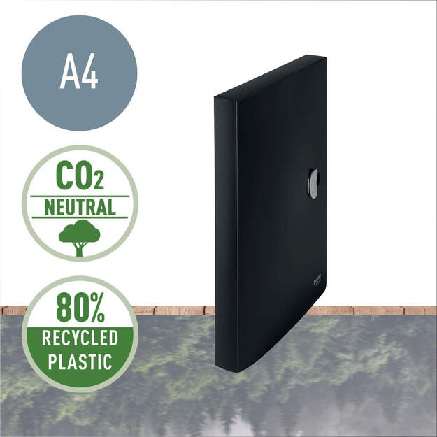 Dėklas - dėžutė Leitz Recycle, A4, PP, juoda 5