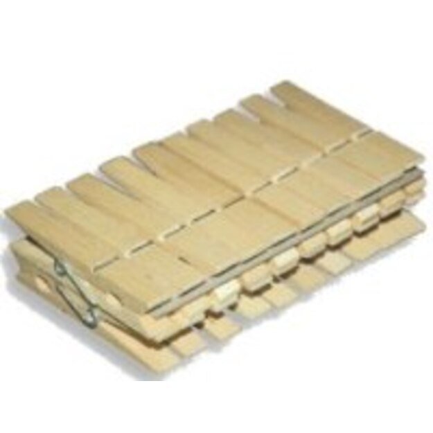 Skalbinių segtukai ECO, mediniai, 20 vnt.