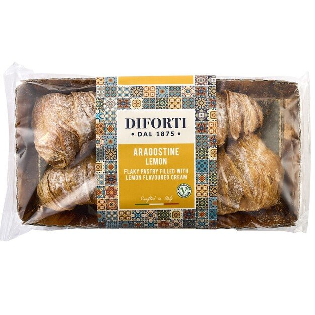 Pyragėliai DIFORTI, Aragostine, su citrininiu įdaru, 150 g