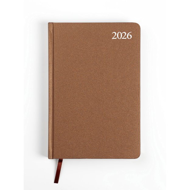 Kalendorius STANDARD 2026, PVC, A5, ruda LT