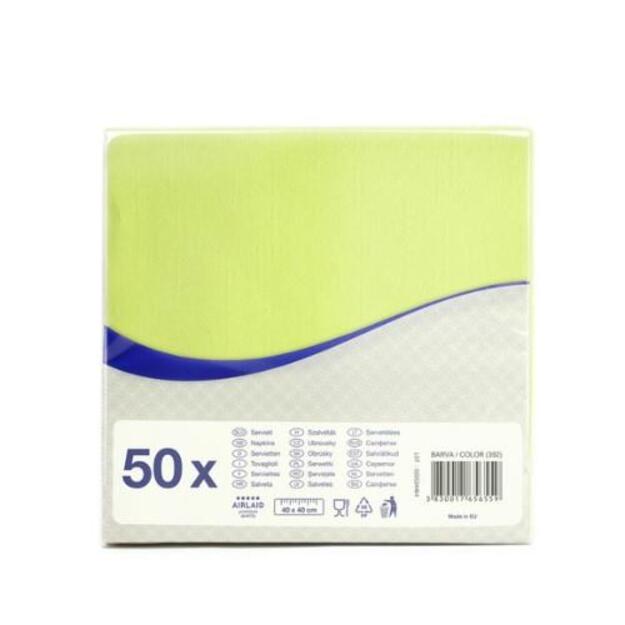 Servetėlės CHIC Airlaid, 40x40 cm, kivių spalvos, 50 vnt